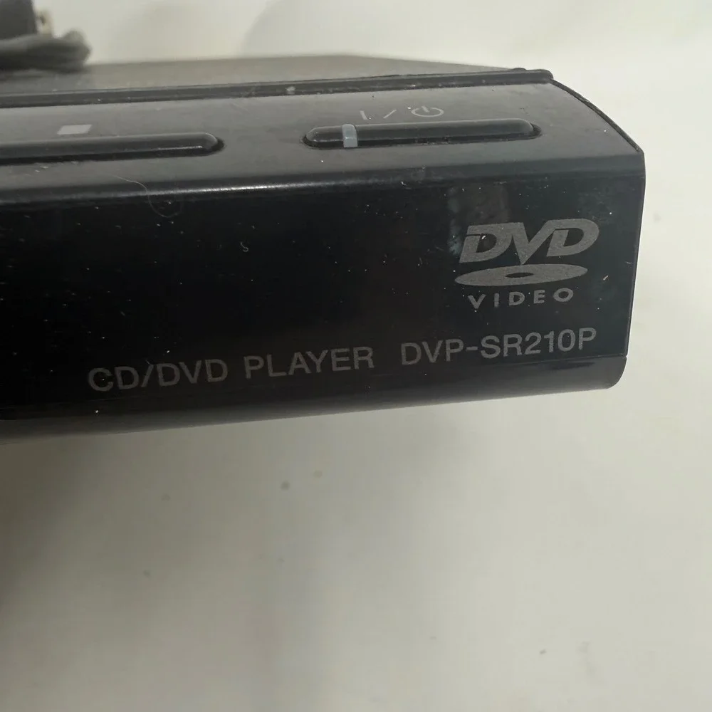 Sony DVP-SR210P DVD Player CD Player Black Dolby Digital Energy Star 2016
